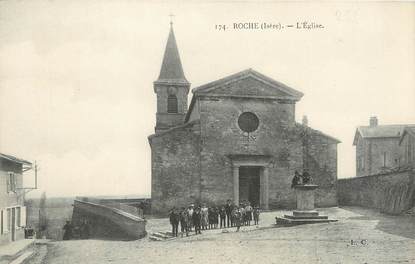 / CPA FRANCE 38 "Roche, l'église"