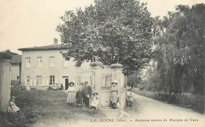/ CPA FRANCE 38 "Roche, ancienne maison du marquis de Vaux"