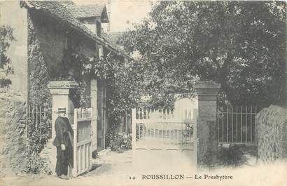 / CPA FRANCE 38 "Roussillon, le presbytère"