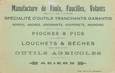 / CPA FRANCE 38 "Renage, Ets P. Experton Revollier" / CARTE PUBLICITAIRE