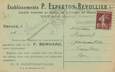 / CPA FRANCE 38 "Renage, Ets P. Experton Revollier" / CARTE PUBLICITAIRE