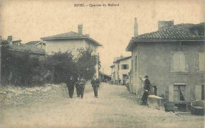 / CPA FRANCE 38 "Rives, quartier du Mollard"