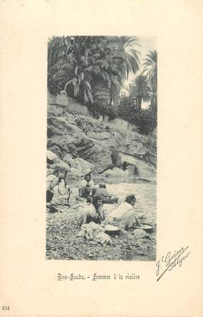 CPA ALGERIE / Ed. GEISER "Bou Saada, femmes à la rivière"