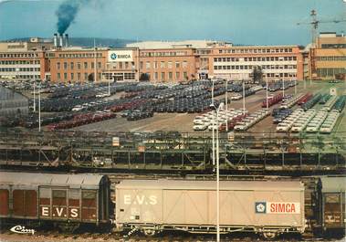 / CPSM FRANCE 78 "Poissy, les usines Simca "