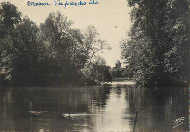 / CPSM FRANCE 78 "Moisson, vue prise des Iles"