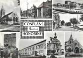 78 Yveline / CPSM FRANCE 78 "Conflans Sainte Honorine, divers aspects de la ville"