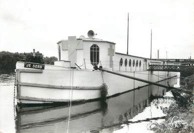 / CPSM FRANCE 78 "Conflans Sainte Honorine, bateau Je Sers"