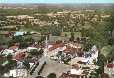 / CPSM FRANCE 79 "L'Absie, vue aérienne, l'église et le château"