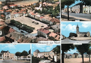 / CPSM FRANCE 79 " Beauvoir sur Niort"