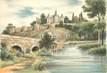 / CPSM FRANCE 79 "Bressuire, le château et le vieux pont sur le Dolo"