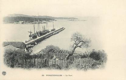 CPA FRANCE 83 "Porquerolles"