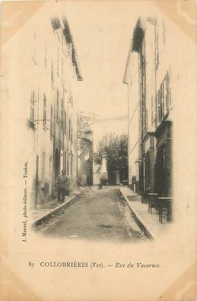 CPA FRANCE 83 "Collobrières, rue du Vacarme"