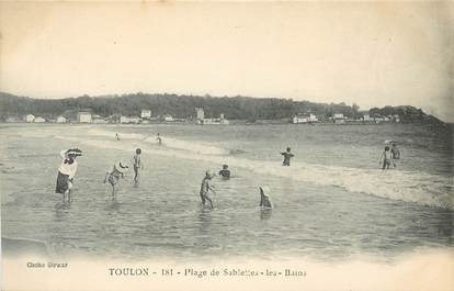 CPA FRANCE 83 "Toulon, plage des sablettes"