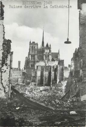 / CPSM FRANCE 80 "Amiens, vue sur la cathédrale"