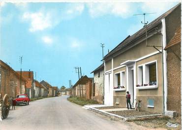 / CPSM FRANCE 80 "Coullemelle, rue du Fageolet"