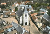 80 Somme / CPSM FRANCE 80 "Saint Sauflieu, l'église"