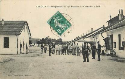 CPA FRANCE 55 "Verdun, bataillon de chasseurs à pied"