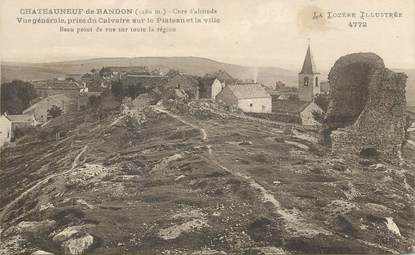 .CPA FRANCE  48 "Châteauneuf de Randon,  Vue générale"