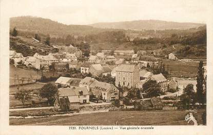 .CPA  FRANCE  48 "Fournels, Vue générale"