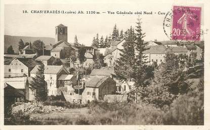 .CPA  FRANCE  48 "Chasseradès,  Vue générale côté nord"