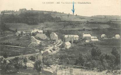 .CPA  FRANCE  48 "Les Chaldettes, Vue générale"