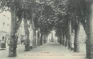 48 Lozere .CPA FRANCE  48 " Florac, l'Esplanade et Statue Boyer"