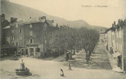 .CPA FRANCE 48 " Florac, l'Esplanade"