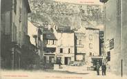 48 Lozere .CPA FRANCE  48 " Florac, Place du Temple"