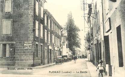.CPA FRANCE  48 " Florac, La Route"