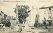 48 Lozere .CPA FRANCE  48 " Langogne, La Place de la Mairie"