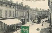 48 Lozere .CPA FRANCE  48 " Langogne, Le Boulevard Landos "