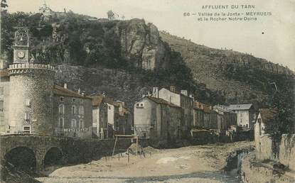 .CPA FRANCE  48 "Meyrueis, Vallée de la Jonte et Rocher Notre Dame"