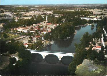 / CPSM FRANCE 82 "Bioule, vue panoramique aérienne"