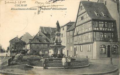 CPA FRANCE 68 "Colmar, Fontaine Rösselmann"