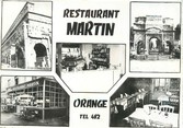 84 Vaucluse / CPSM FRANCE 84 "Orange, restaurant Martin"