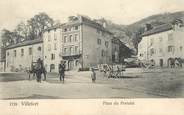 48 Lozere .CPA FRANCE  48 "Villefort, Place du Portalet"