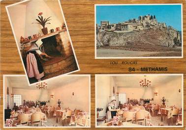 / CPSM FRANCE 84 "Methamis, restaurant Lou Roucas"