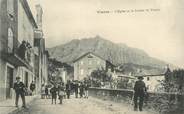 48 Lozere .CPA FRANCE  48 "Vialas, l'Eglise et le Rocher de Trente"