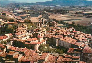 / CPSM FRANCE 84 "La Tour d'Aigues, vue générale aérienne et le château"