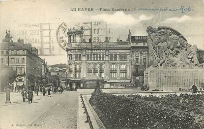 CPA FRANCE 76 "Le Havre, Place Gambetta"