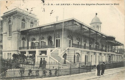 CPA FRANCE 76 "Le Havre, Palais des Régates, façade sur la mer"