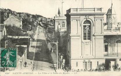 CPA FRANCE 76 "Le Havre Sainte Adresse, les Villas et le Palais des Régates"