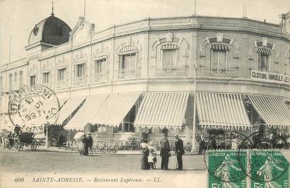 CPA FRANCE 76 "Le Havre Sainte Adresse, Restaurant Lapérouse"