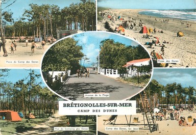 CPSM FRANCE 85 "Brétignolles sur Mer, camp des Dunes"