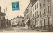 42 Loire .CPA FRANCE 42 '"La Fouillouse, Route nationale"
