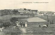 42 Loire .CPA FRANCE 42 '"Fontanès, Vue générale prise de Prajalas"