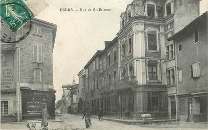 .CPA FRANCE 42 '"Feurs, Rue de St Etienne"
