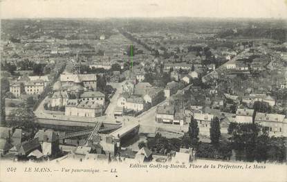 CPA FRANCE 72 "Le Mans, une vue panoramique"