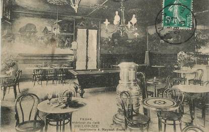 .CPA FRANCE 42 '"Feurs, Intérieur du Café Delorme"