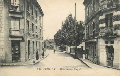 .CPA FRANCE 42 '"Firminy, Boulevard Fayol"